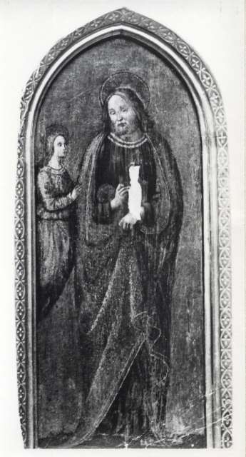 Anonimo — Bartolomeo di Giovanni - sec. XV/ XVI - San Matteo Evangelista e l'angelo — insieme
